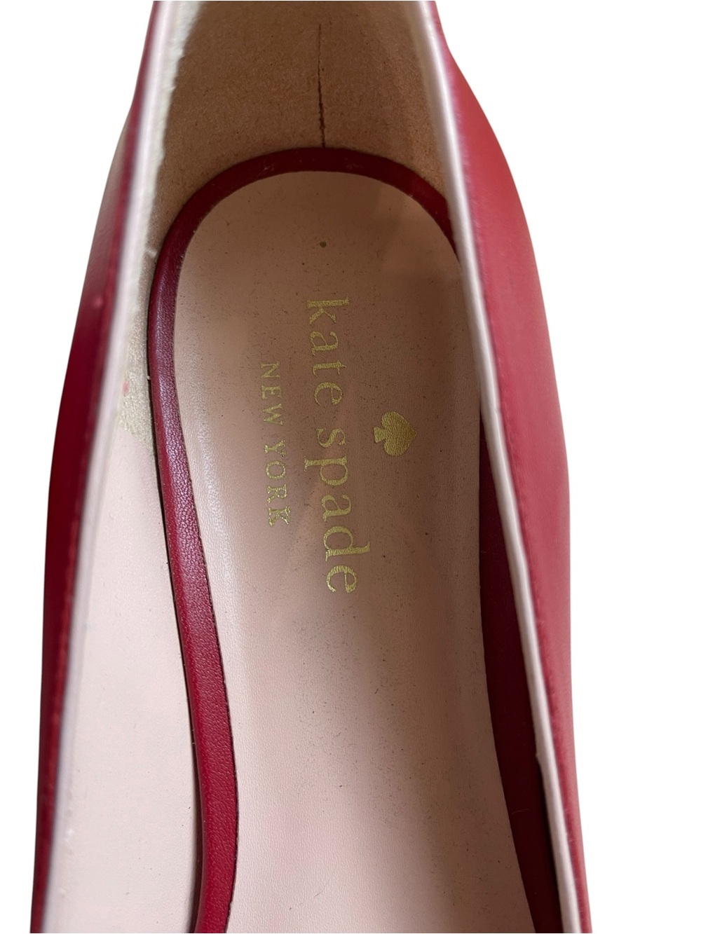 Kate Spade Neela Flats, size 8B red and pink accents - Picture 2 of 9